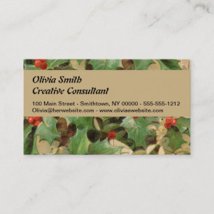 Carte De Visite Fantôme de Noël Illustration actuelle Scrooge