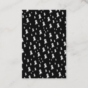 Carte De Visite Fantômes d'Halloween foncé