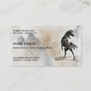 Carte De Visite Farrer Barrel Racing