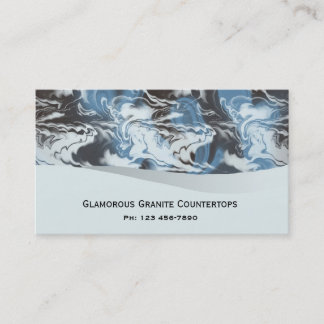 Carte de visite fascinant de coutume de granit