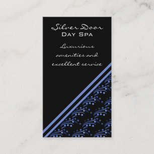 Carte de visite fascinant luxueux, bleu