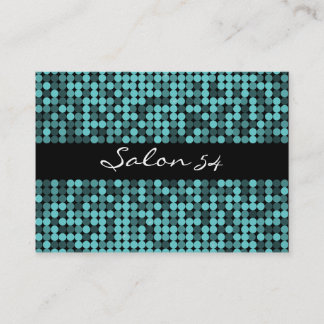 Carte de visite fascinant turquoise frais