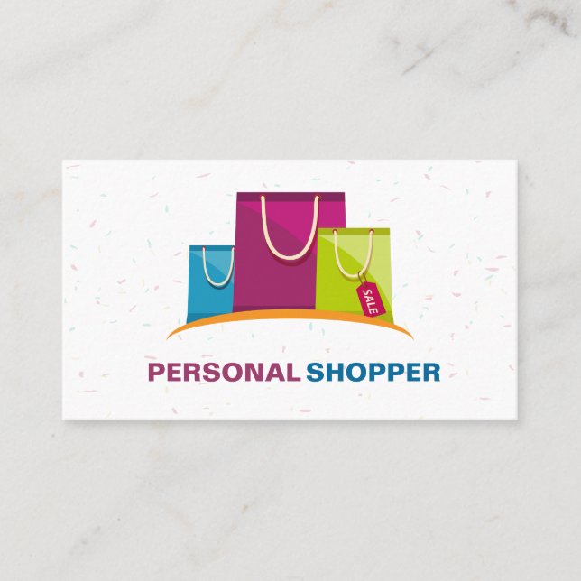 Carte De Visite Fashion Consultant Personal Shopper (Devant)