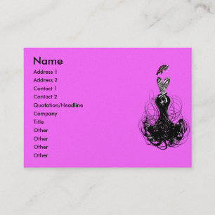 Carte De Visite Fashion Diva - Get the Skinny -