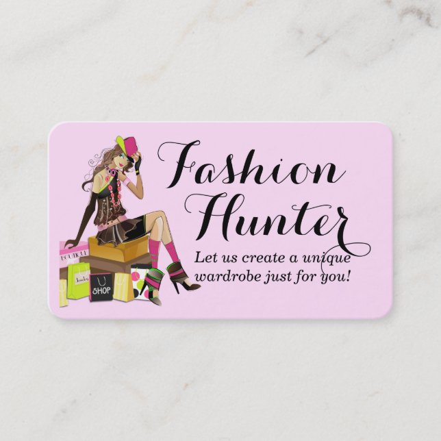 Carte De Visite Fashion Hunter Business Card (Devant)