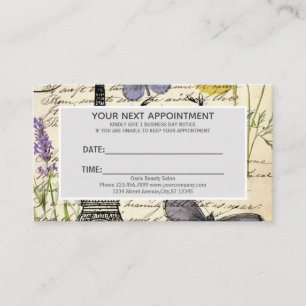 Carte De Visite Fashion Salon SPA french eiffel tower Paris