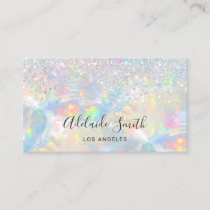 Carte De Visite fausse parties scintillant opal gemstone