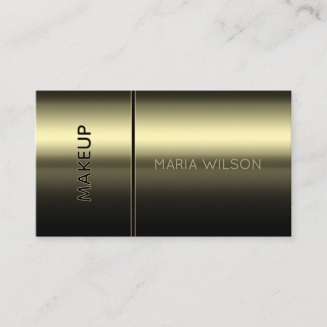 Carte De Visite Faux mascara brush makeup Business Card (Devant)