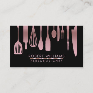 Carte De Visite Faux rose de parties scintillantes d'outils de