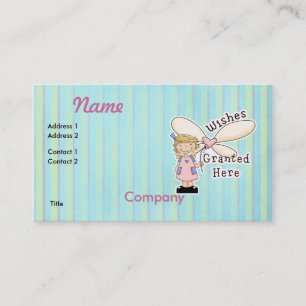 Carte De Visite Fée marraine qui exauce les vœux
