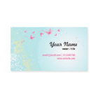 carte de visite - fée, papillon, fantastique