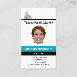 Carte De Visite Female Pastor Custom