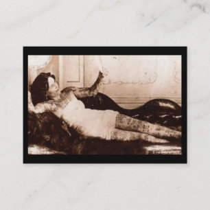 Carte De Visite Femme de Fin De Siecle Tattooed