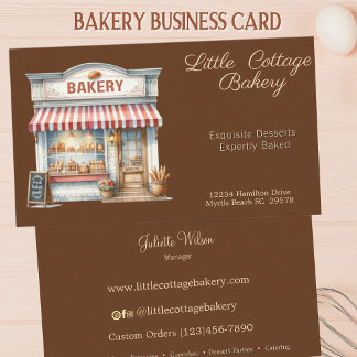 Carte De Visite Fenêtre boulangerie
