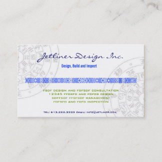 Carte De Visite Feng-Shui, design d'intérieur Consulting Inc.