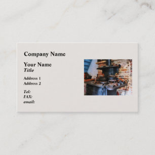 Carte De Visite Fer chauffant sur cuisinière