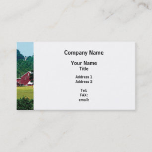 Carte De Visite Ferme au loin