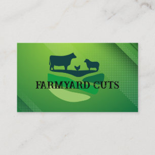 Carte De Visite Ferme d'élevage Agriculture