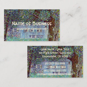 Carte De Visite Ferme en Autriche par Klimt, Beaux-arts victoriens