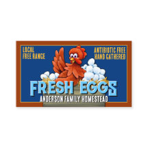 Ferme OEufs frais Colorful Homestead OEufs ferme