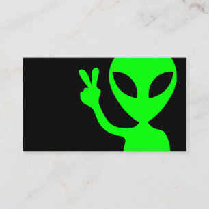 Carte De Visite Fermer l'Alien