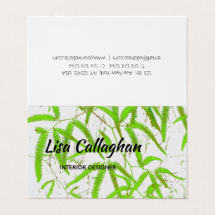 carte de visite fern