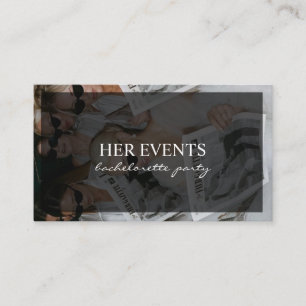 Carte De Visite Fête de la fête de la bachelorette