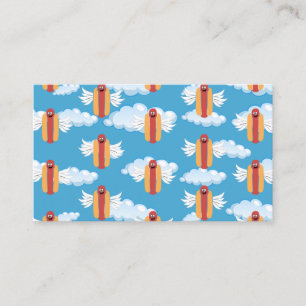 Carte De Visite Fête de la nourriture Hot Dog Dessin Animé