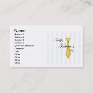Carte De Visite Fête des pères heureuse