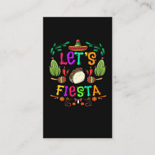 Carte De Visite Fête du Cinco de Mayo Taco mexicain