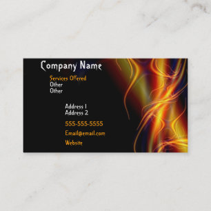 CARTE DE VISITE FEU FLAMBOYANT 2