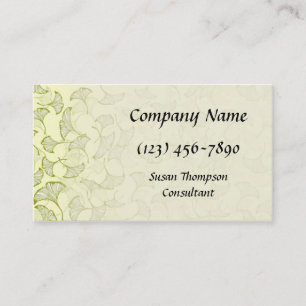Carte De Visite Feuille 2 de Ginkgo