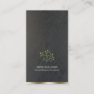 Carte De Visite Feuille Berries Herbes de médecine herbacée