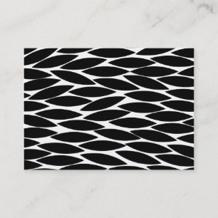 Carte De Visite Feuilles Abstraits