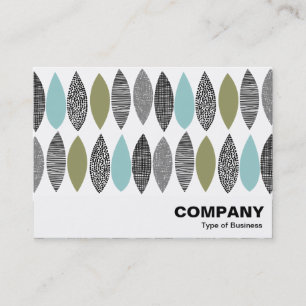 Carte De Visite Feuilles Abstraits - Feuilles texturés 01
