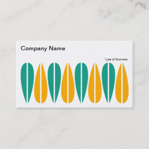 Carte De Visite Feuilles alternatifs 01