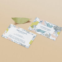 Feuilles tropicaux et Motif de formes organiques