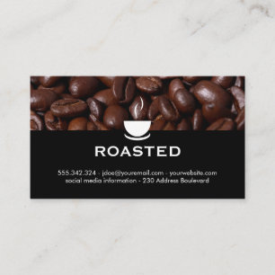Carte De Visite Fèves de café