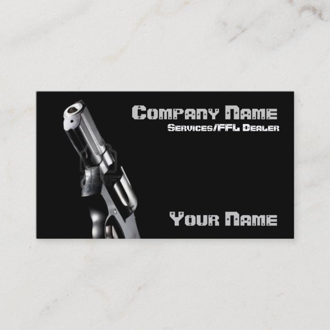 carte de visite ffl revolver (Devant)