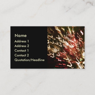 Carte De Visite Fiber Optic Fun - 02