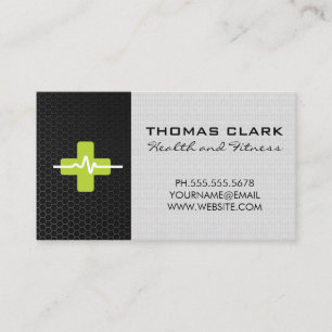 Carte De Visite Fibre de carbone   Taux de surveillance cardiaque 