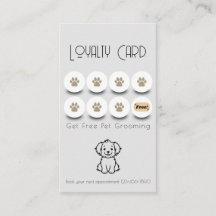 Fidélité aux pattes pour chien de toilettage