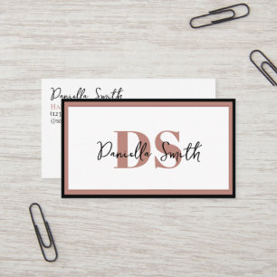 Carte De Visite Fidélité de Coiffeur Minimaliste Moderne