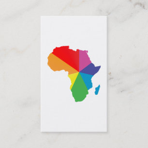 Carte De Visite fierté africaine.