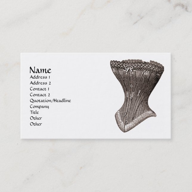 Carte De Visite figue de corset 119 (version 2) (Devant)