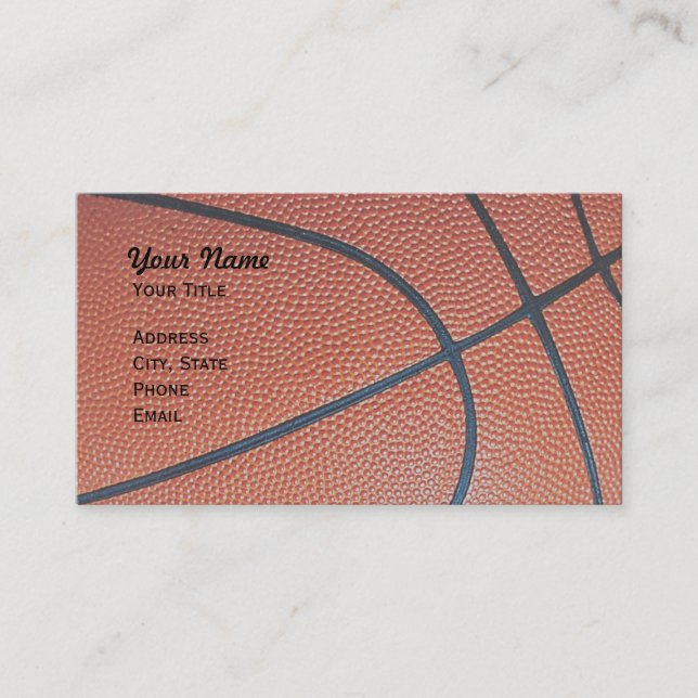 Carte De Visite Filet de Net_texture_hoop de cercle de basket-ball (Devant)