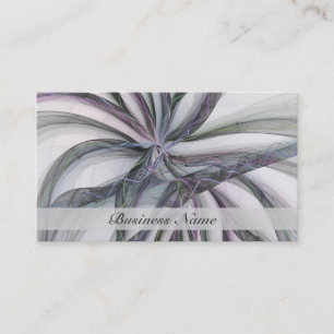 Carte De Visite Filigree Motions Moderne Abstrait Fractale Balança