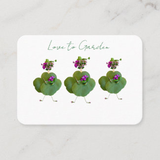 Carte De Visite Fille de jardin 