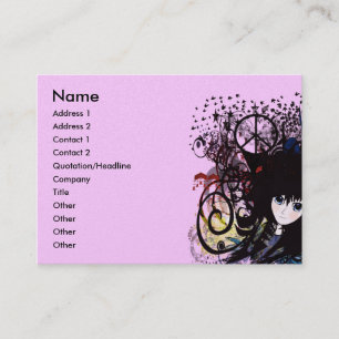 Carte De Visite Filles d'anime -
