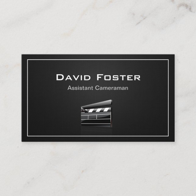 Carte De Visite Film Assistant Cameraman Directeur (Devant)